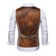 Men's Fashion: New European and American Retro Vests, Popular Leather Patchwork Casual Vests