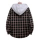 Spring/Autumn Men's New EBAY AliExpress Couple Hooded Plaid Shirt HC05