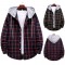 Spring/Autumn Men's New EBAY AliExpress Couple Hooded Plaid Shirt HC05