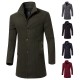 Men's Autumn and Winter Export Style: Korean-style Mid-length Coats, Men's Wool Trench Coats