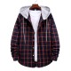 Spring/Autumn Men's New EBAY AliExpress Couple Hooded Plaid Shirt HC05