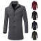 Men's Autumn and Winter Export Style: Korean-style Mid-length Coats, Men's Wool Trench Coats