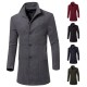 Men's Autumn and Winter Export Style: Korean-style Mid-length Coats, Men's Wool Trench Coats