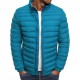 New Men's European and American Autumn/Winter Trade Solid Color Simple and Elegant Cotton Jacket
