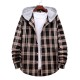 AliExpress Spring/Autumn New Men's Couple Hooded Plaid Shirt HC07