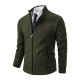 Fall/Winter: Men's Stand-Up Collar Fashion Cardigan Sweater, Men's Jacket, Large Size, New Knitted Men's Sweaters