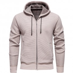 Men's Winter Sweater: Hooded Slim Fit Trendy Fleece Cardigan