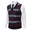 2025 Autumn and Winter New Men's Fashionable Plush Casual Vest: Loose Pullover, Youth Waistcoat
