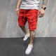 Men's Summer New Streetwear: Straight-leg Youth Short-sleeved Pants, Trendy Workwear Shorts