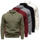 2025 Autumn/Winter New Men's British-style Stand-Up Collar Sweater: Fashionable Casual Sweater