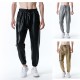 Spring/Autumn New Men's Retro Disco Diamond Print Casual Pants: Gold Stamping Design