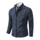 Fall/Winter: Men's Stand-Up Collar Fashion Cardigan Sweater, Men's Jacket, Large Size, New Knitted Men's Sweaters