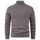 Autumn/Winter Men's Half-Zip Knitted Sweater: Lazy-Style Pullover Jacket, Loose Underwear