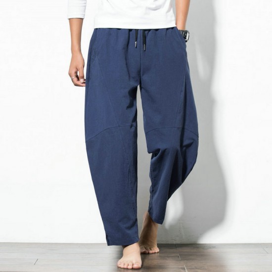 New Style Men's Casual Pants: Harem Pants, Loose Oversized Wide-Leg Pants, Trendy Beach Pants