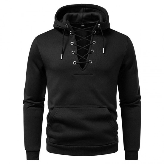 2025 European New Men's Zippered Casual Hooded Drawstring Sweatshirt: Men's Fashion Jacket