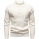 2025 Autumn/Winter New Men's British-style Stand-Up Collar Sweater: Fashionable Casual Sweater