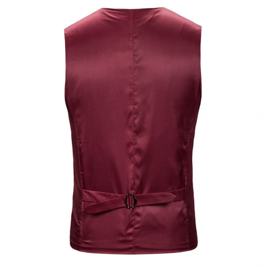 Autumn and Winter Large Size Vest: New European Size Gold-stamped Cashew Print Suit Vest