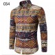 Perennial Bestseller: Ethnic Autumn Cotton and Linen British-style Slim-fit Long-sleeved Floral Shirts