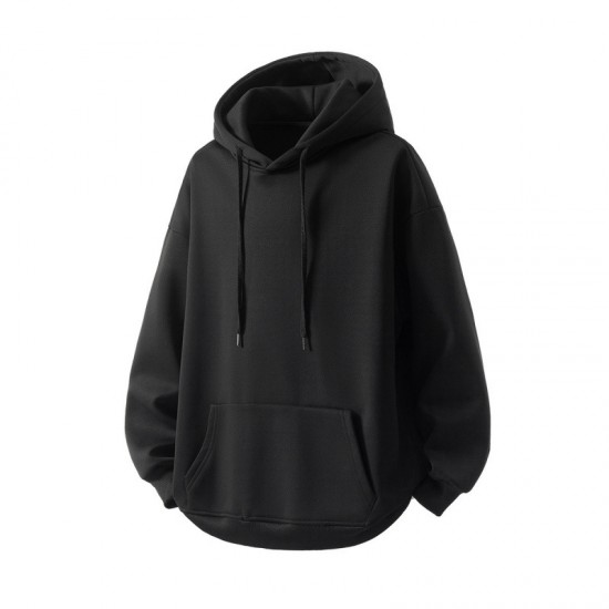 2025 New Autumn and Winter Men's Fashionable Simple Hooded Casual Long-sleeved Sweatshirt
