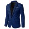 Men's Autumn/Winter New: Colorblock, No-iron, Long-sleeved, Slim-fitting Casual Suits