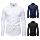 2025 New Men's God's Eye Embroidered Casual Long-sleeved Shirt