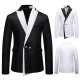 2025 New Men's Business Slim-Fit Suit: Groom and Groomsmen Tuxedos, Singer and Performance Costumes