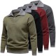 2025 European Autumn and Winter New Men's British-Style Lapel Sweater: Casual Knitted Cardigan