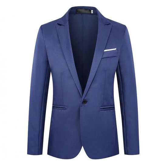 High-volume Wholesale Men's Korean Style Formal Business Suit: Slim-fitting Jacket, Casual Blazer