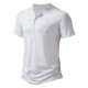 Summer New European Size Men's Bamboo Cotton Casual Solid Color Polo Short-Sleeved T-Shirt