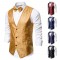 Men's Autumn/Winter New Paisley Jacquard Print Vest: Casual Suit Vest