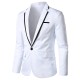 Men's Autumn/Winter New: Colorblock, No-iron, Long-sleeved, Slim-fitting Casual Suits