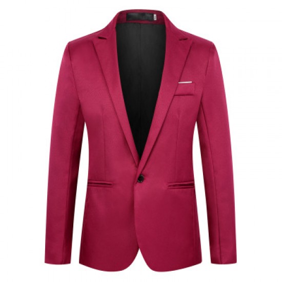 High-volume Wholesale Men's Korean Style Formal Business Suit: Slim-fitting Jacket, Casual Blazer