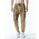 Spring/Autumn New Men's Retro Disco Diamond Print Casual Pants: Gold Stamping Design