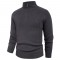 Autumn/Winter Men's Half-Zip Knitted Sweater: Lazy-Style Pullover Jacket, Loose Underwear