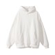 Men's Fleece Hooded Sweatshirt: Heavyweight Thickened American-Style Loose Jacket, Solid Color Hooded Sweatshirt