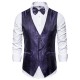 Men's Autumn/Winter New Paisley Jacquard Print Vest: Casual Suit Vest