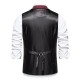 2025 European Size Men's New Autumn/Winter Retro Casual Patchwork Lapel Suit Vests