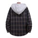 AliExpress Spring/Autumn New Men's Couple Hooded Plaid Shirt HC07