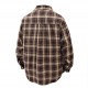 2025 Spring/Autumn New Men's Plaid Lapel Long-Sleeved Shirt: Casual Loose Shirt Jacket