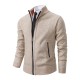 Fall/Winter: Men's Stand-Up Collar Fashion Cardigan Sweater, Men's Jacket, Large Size, New Knitted Men's Sweaters