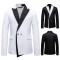 2025 New Men's Business Slim-Fit Suit: Groom and Groomsmen Tuxedos, Singer and Performance Costumes