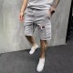 Men's Summer New Streetwear: Straight-leg Youth Short-sleeved Pants, Trendy Workwear Shorts