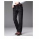 Spring/Autumn New Plus-Size Men's Casual Basic Straight-Through Denim Pants