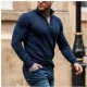 2025 New Autumn/Winter Men's Clothing: Autumn/Winter Plus-size Zippered Half-turtleneck Pullover Sweater, Men's Long-sleeved Sweater