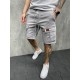 Men's Summer New Streetwear: Straight-leg Youth Short-sleeved Pants, Trendy Workwear Shorts