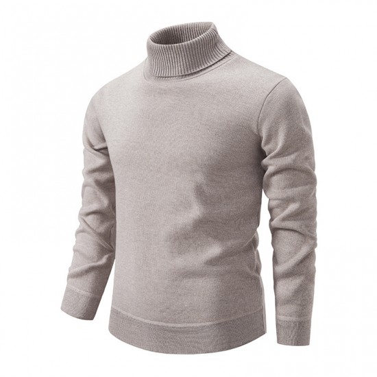 2025 Fall/Winter: Men's Turtleneck Sweaters, Men's Plush Knit Cardigans, Men's Pullovers, Long-Sleeved Bottoming Shirts