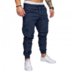 New Trade Multi-Pocket Workwear Pants: Men's Woven Casual Pants, Cuffed Pants, Casual Work Pants