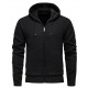 Men's Winter Sweater: Hooded Slim Fit Trendy Fleece Cardigan