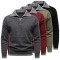 2025 European Autumn and Winter New Men's British-Style Lapel Sweater: Casual Knitted Cardigan