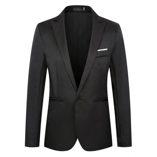 High-volume Wholesale Men's Korean Style Formal Business Suit: Slim-fitting Jacket, Casual Blazer